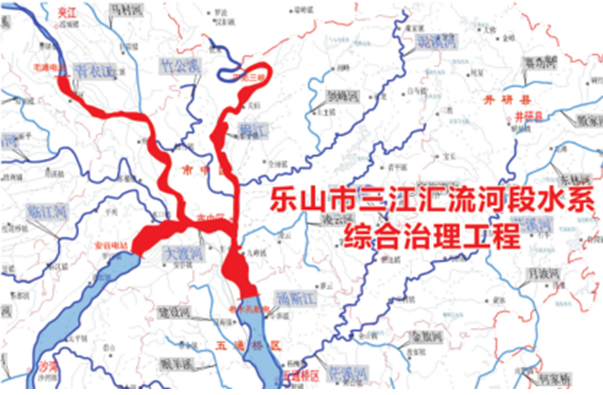 三江汇流河段水系综合治理